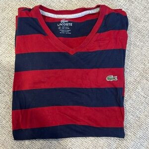 Men’s Lacoste v neck t shirt